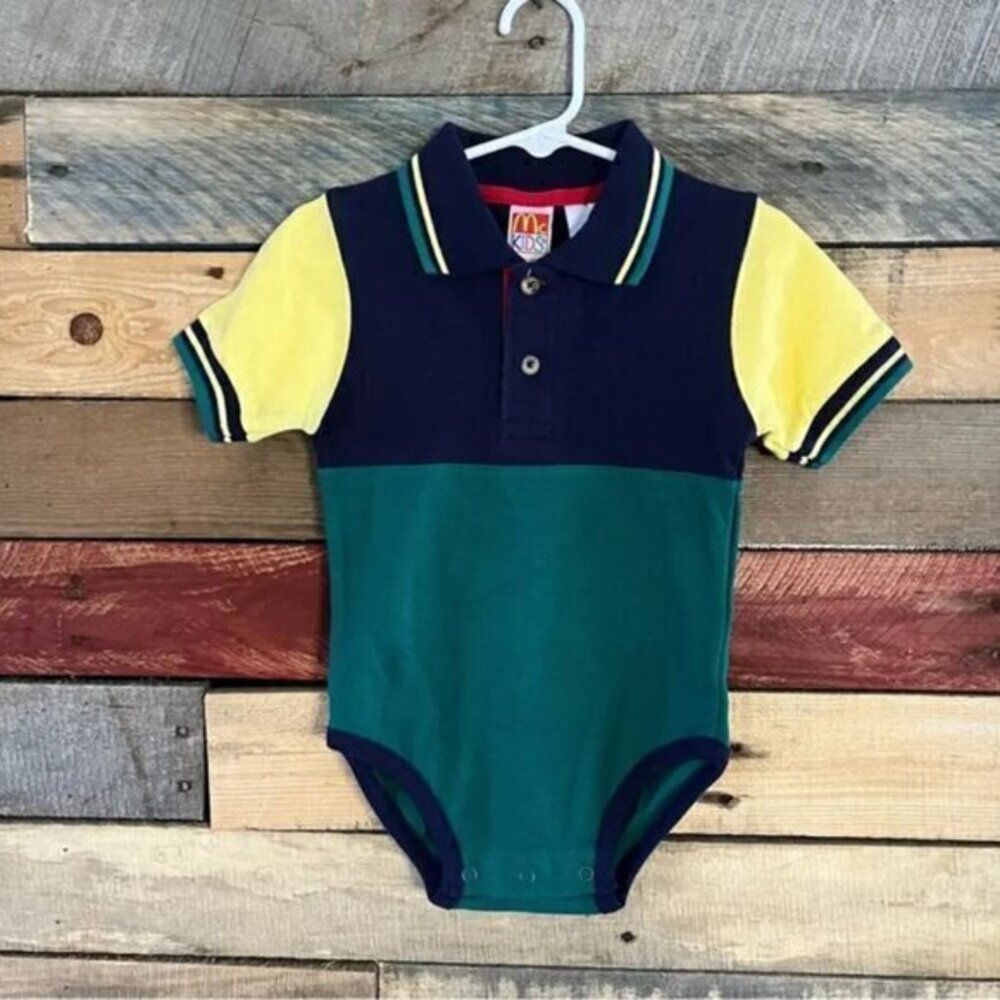 McKids Blue And Green Onesie Size 12 Months
